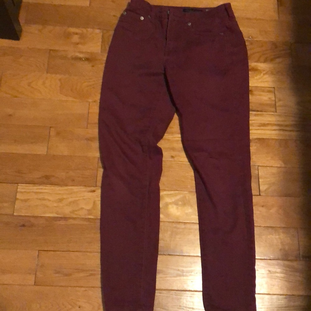 Aeropostale maroon jeans